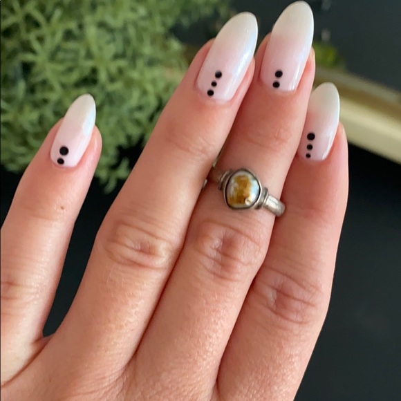 Jewelry - 🍯SALE 4/$30 
 Earthy stone + metal ring